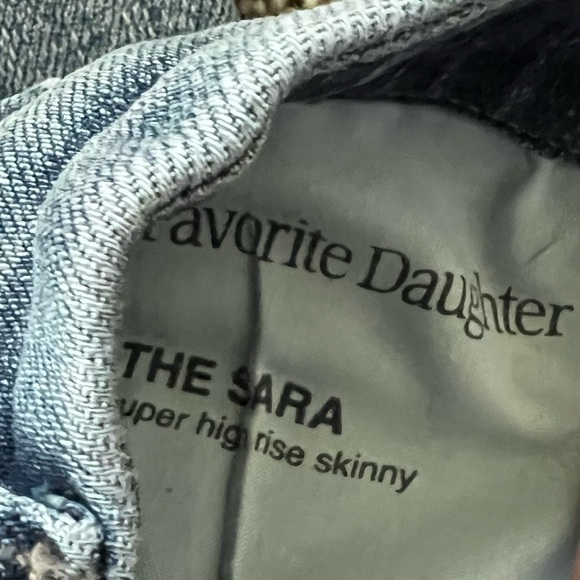 New FAVORITE DAUGHTER The Sara Super High Waist Skinny Jean Napa Denim NWT Women - Picture 10 of 12